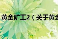 黄金矿工2（关于黄金矿工2的基本详情介绍）