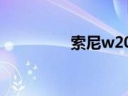 索尼w200（索尼w200）