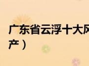 广东省云浮十大风水宝地（广东省云浮十大特产）