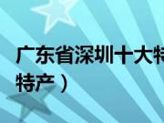 广东省深圳十大特产有哪些（广东省深圳十大特产）