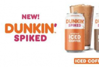 Dunkin' Spiked 冰咖啡 茶即将在 12 个州上市