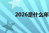 2026是什么年（2026是什么梗）