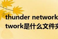 thunder network是什么软件（thunder network是什么文件夹）