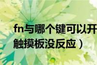 fn与哪个键可以开触摸板（联想笔记本鼠标触摸板没反应）