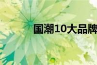 国潮10大品牌（国潮品牌排行）