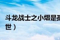 斗龙战士之小熠是孤儿（斗龙战士之小熠的身世）