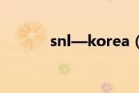 snl—korea（snl korea全集）