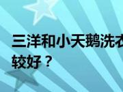 三洋和小天鹅洗衣机哪个好洗衣机怎样选择比较好？