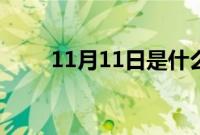 11月11日是什么节日（11月11日）