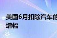 美国6月扣除汽车的零售销售创三个月来最大增幅