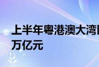 上半年粤港澳大湾区内地九市外贸总值达4.2万亿元