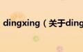 dingxing（关于dingxing的基本详情介绍）