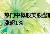 热门中概股美股盘前多数上涨，爱奇艺、蔚来涨超1%