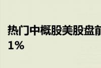 热门中概股美股盘前多数下跌，理想汽车跌超1%