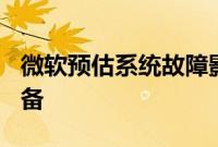 微软预估系统故障影响全球近850万台相关设备