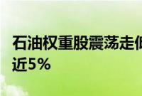 石油权重股震荡走低，中国海油、中国石油跌近5%