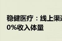 稳健医疗：线上渠道为全棉时代整体贡献超60%收入体量