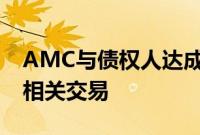 AMC与债权人达成协议，将以影院支持债务相关交易