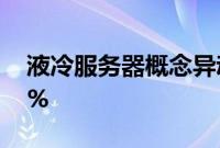 液冷服务器概念异动拉升，强瑞技术涨超10%