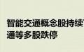 智能交通概念股持续下挫，安凯客车、龙江交通等多股跌停