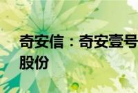 奇安信：奇安壹号拟协议转让不超过5.01%股份