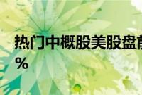 热门中概股美股盘前涨跌不一，新东方跌超3%