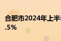 合肥市2024年上半年地区生产总值同比增长5.5%