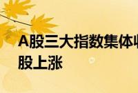 A股三大指数集体收涨，全市场超4400只个股上涨