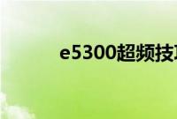 e5300超频技巧（e5300 超频）