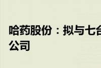 哈药股份：拟与七台河城投共同投资设立合资公司