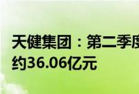 天健集团：第二季度建筑业新签订单金额合计约36.06亿元