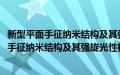 新型平面手征纳米结构及其强旋光性机理研究(关于新型平面手征纳米结构及其强旋光性机理研究的简介)