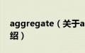 aggregate（关于aggregate的基本详情介绍）