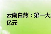 云南白药：第一大股东拟继续增持5亿元-10亿元