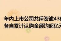 年内上市公司共斥资逾43亿元购买信托理财产品，12家公司各自累计认购金额均超亿元