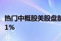 热门中概股美股盘前涨跌不一，老虎证券涨超1%