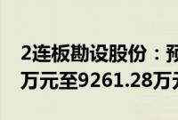 2连板勘设股份：预计上半年净亏损6174.19万元至9261.28万元