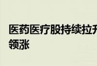 医药医疗股持续拉升，新冠药、新冠检测方向领涨