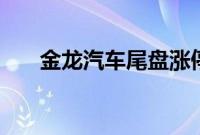 金龙汽车尾盘涨停，上演准“地天板”