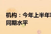 机构：今年上半年IT面板出货量超过2023年同期水平