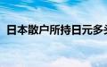 日本散户所持日元多头头寸逼近历史最高位