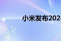 小米发布2024年第二季度财报