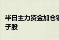 半日主力资金加仓银行、电力设备股，抛售电子股