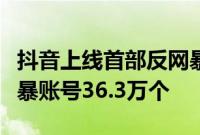 抖音上线首部反网暴微短剧，过去一年处置施暴账号36.3万个