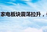 家电板块震荡拉升，长虹美菱、四川长虹涨停