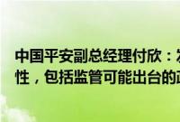 中国平安副总经理付欣：发行可转债是为了应对未来不确定性，包括监管可能出台的政策