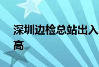 深圳边检总站出入境97.2万人次，创客流新高