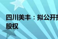 四川美丰：拟公开挂牌转让欣泰丰公司100%股权