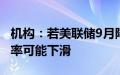 机构：若美联储9月降息50个基点，美债收益率可能下滑