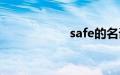 safe的名词（safe）